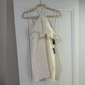 Lulus white dress new with tags